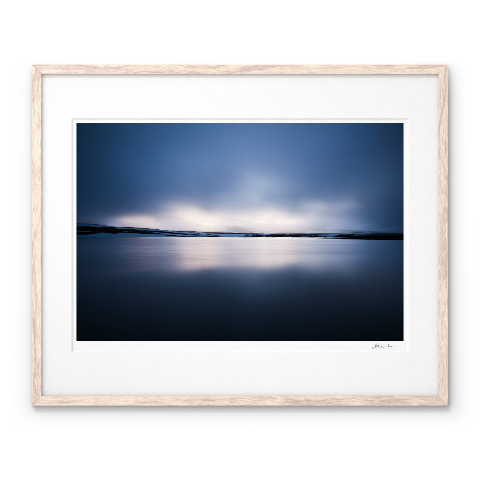 Light Reflection Landscape Sarek National Park Art Print by Magnus Lindbom